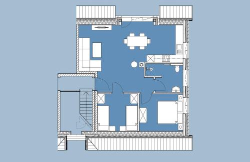 Vollerwiek Apartment | Dünentraum, Ferienwohnung für 4 Personen - Erwachsene oder Kinder - in DE FEERJENHUSEN am Haubarg von Vollerwiek, Fertigstellung April 2020