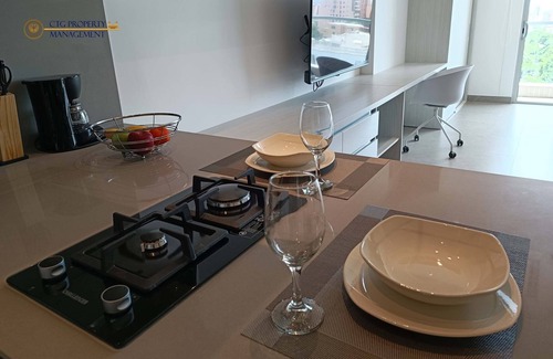 Barranquilla Apartment | D90-904 Hermoso Loft amoblado con estacionamiento