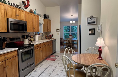 Richfield Springs House | Dad's Lakeside Dugout Great getaway, large lawn leads to water, Near Cooperstown