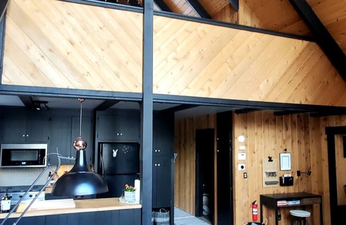Big Bear Cabin | Dala Haus, nestled along side a private forest.