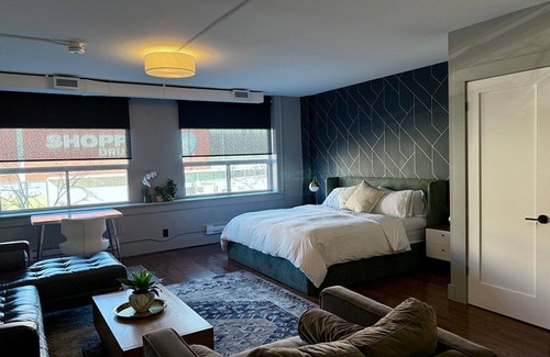 Riverdale Apartment | Danforth Hotel Suite #1 - King Suite at Broadview & Danforth