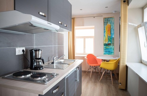 Marktheidenfeld Apartment | Das GAEULS-STADL – Superior-DZ im ehemalige Pferdestall der Hofstallung