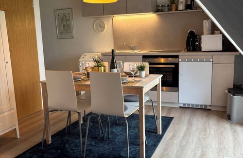 Vollerwiek Apartment | Industrial style on the North Sea