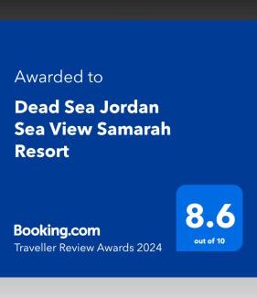 Sweimeh Apartment | Dead Sea Jordan Sea View Samarah Resort Traveler Award 2024 winner