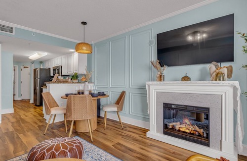 Myrtle Beach Apartment | DEAL@ Boho Oceanview Paradise, LuxKing, Lazy River