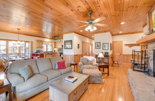 Cashiers Apartment | Deck and Golf Course Views Inviting Cashiers Condo