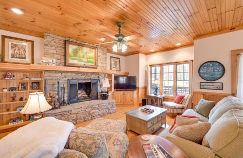 Cashiers Apartment | Deck and Golf Course Views Inviting Cashiers Condo