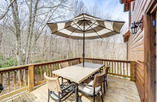 Beech Mountain House | Deck and Scenic Views Beech Mountain Cabin