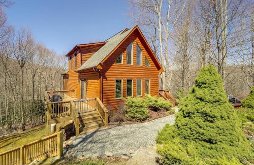 Beech Mountain House | Deck and Scenic Views Beech Mountain Cabin