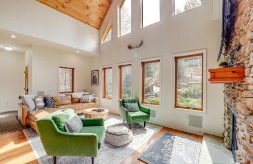 Beech Mountain House | Deck and Scenic Views Beech Mountain Cabin