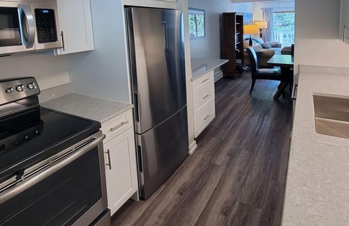 Vail Condo | Deck w/Grill On Gore Creek, 4-BR, Pet Friendly, Steps from Free Bus Stop - Great Value!