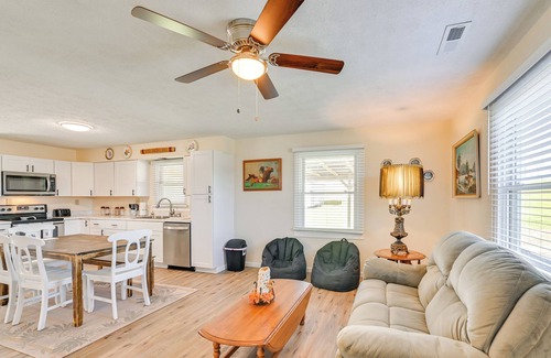 Owenton House | Deck w/Scenic Wooded Views: Home in Owenton!