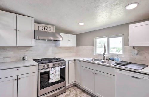 Magna Apartment | Deck + Yard: Pet-Friendly Apartment in Magna!