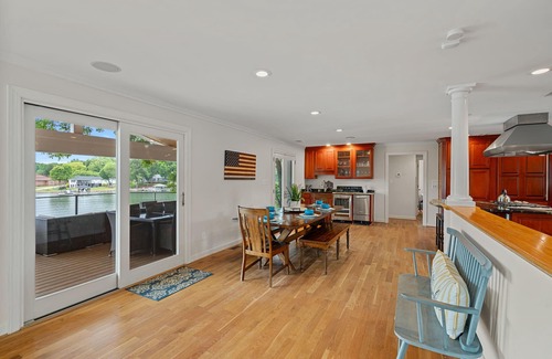 Westport House | DECKadent Sunset by SoCharm | Large Covered Deck and Private Beach