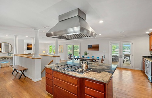 Westport House | DECKadent Sunset by SoCharm | Large Covered Deck and Private Beach