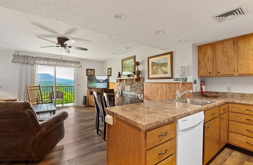 Gatlinburg - Pigeon Forge Condo | Deer Ridge E208 | Fireplace, Resort Amenities