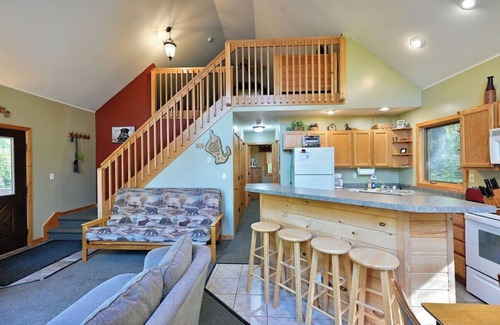 Iron River House | Deer Trail Log Home #13 on Lake Delta near Iron River, WI