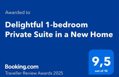Northwest Calgary House | Delightful 1-bedroom Private Suite in a New Home