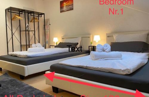 Bad Friedrichshall Apartment | Deluxe Business Suite mit 2 Schlafzimmer & Parkplatz, Highspeed WLAN, Netflix Premium, zentral zu Audi & Schwarz Gruppe