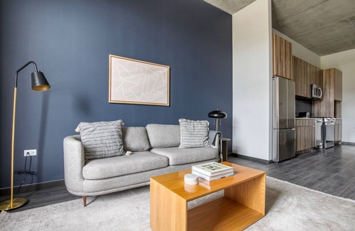 Near West Side Apartment | Deluxe West Loop 1BR w/Rooftop, Gym & Grills, nr Park, by Blueground