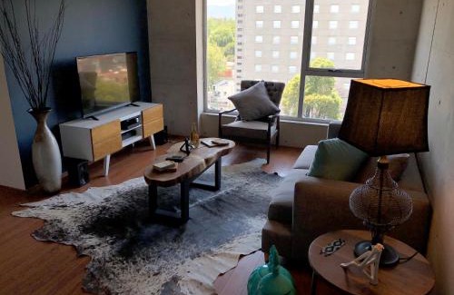 La Condesa Apartment | Departamento en Condesa con vista al Castillo de Chapultepec GYM - POOL - PARKING