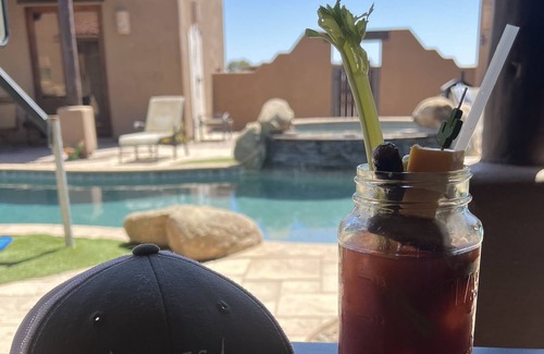Maricopa House | Desert Oasis Tropical Backyard on 3.5 Acre Ranch - Bunkhouse