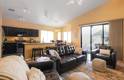 Crescent Butte House | Desert oasis with a private pool, enclosed yard, washer/dryer, & central AC