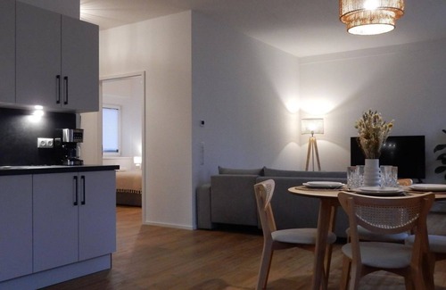 Bad Kreuznach Apartment | Design loft │ near old town │ parking lot │ 84 m² - vacation home│ central │3 Whg