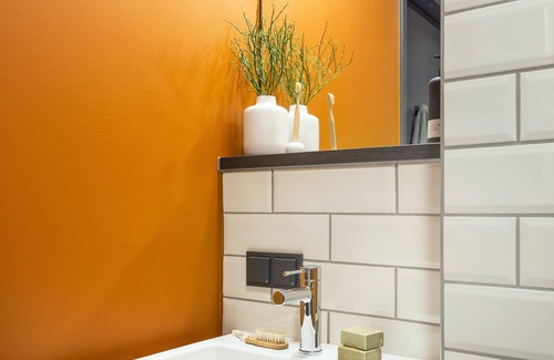 Darmstadt Apartment | Design Serviced Apartment in Darmstadt, Langzeit, Dachterrasse, Lounge, Wlan