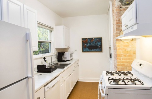 Near East Side Apartment | Designer Apartment, downtown historic neighborhood