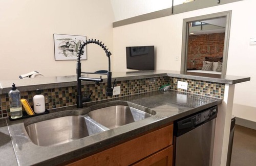 Roanoke Apartment | Designer brick loft in downtown