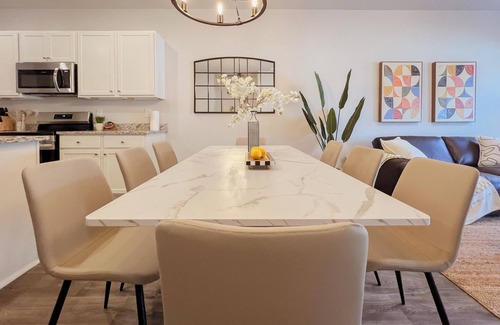 Carolina Forest House | Designer Family Townhouse Brand-New Pool Patio