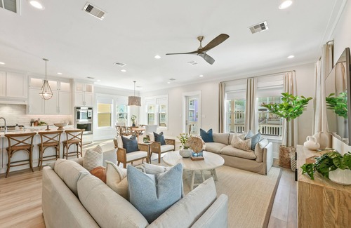 Beachside Village House | Designer interior, New Const, 4 Decks, Dog Friendly - The Blue Crab