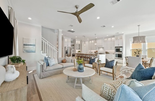 Beachside Village House | Designer interior, New Const, 4 Decks, Dog Friendly - The Blue Crab
