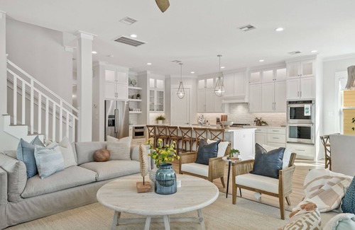Beachside Village House | Designer interior, New Const, 4 Decks, Dog Friendly - The Blue Crab