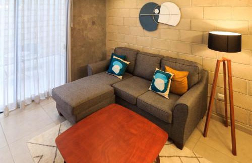 Downtown Guadalajara Apartment | Designer Loft w Gym Coworking 2BD