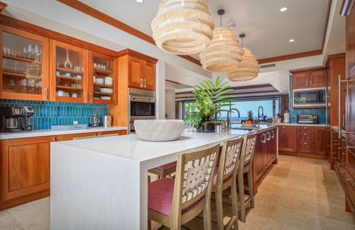 Kaupulehu House | Designer Oceanview Estate w/Pool & Spa, at Hualalai Resort: 122 Hainoa