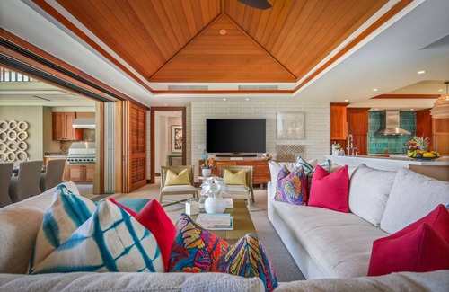 Kaupulehu House | Designer Oceanview Estate w/Pool & Spa, at Hualalai Resort: 122 Hainoa