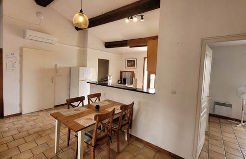Agde Apartment | Desirable 2nd floor town house apartment, sleeps 5-6. Roof terrace and parking.