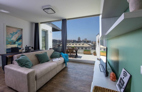 Foce Apartment | DFG Home - Penthouse with exciting view, terrace and private parking