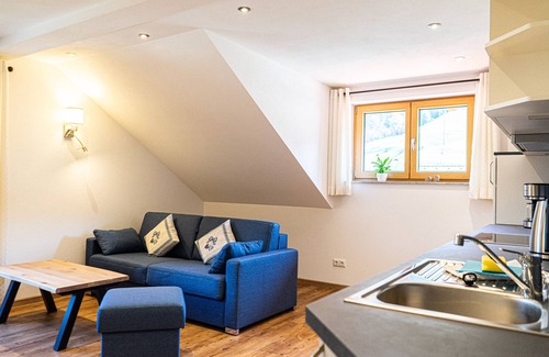 Oberstaufen Apartment | Die Ferienwohnung Himmeleck für bis zu 4 Personen mit Einem Offenen Wohnbereich,