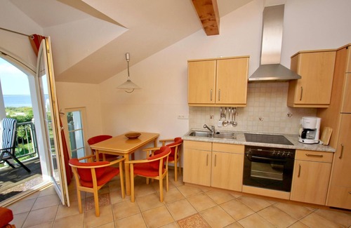 Glowe Apartment | Directly behind the dune, with balcony and sea view - Strandvilla Böck FeWo 13