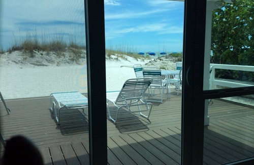 Madeira Beach House | Directly on the beach! Madeira Beach, Private Home, Lg. deck