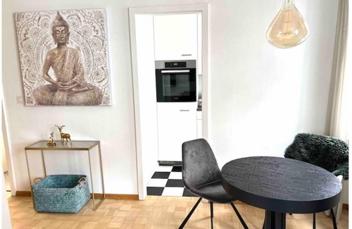 Basel City Centre Apartment | Directly on the Rhine: 40 sqm - SAND LOUNGE deluxe apartment