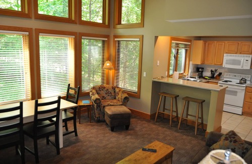 Boyne Falls Condo | Disciples Condo/Beautiful wooded setting, Golf, beach, resort activities abound