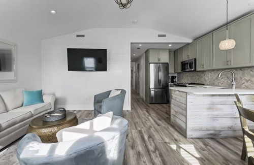 Kiska Beach House | DISCOUNTED! Steps to beach on West End PCB. 5 miles to 30A! Pet friendly.