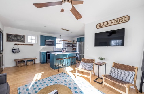 Kennebunk House | Discover Bungalow Wharf in Kennebunk: renovated home near Gooch's Beach & shops