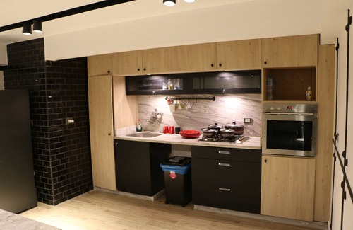 Nasr City Apartment | DNR Home Prestigious apartment in Black and White with easy access