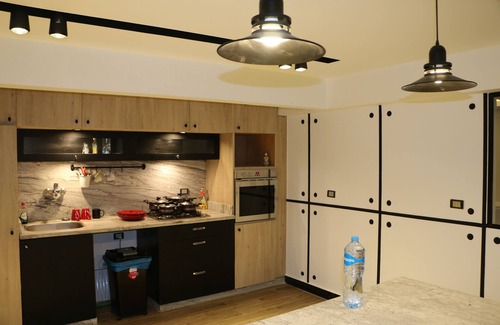 Nasr City Apartment | DNR Home Prestigious apartment in Black and White with easy access
