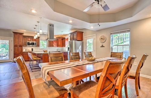 Sunrise Beach House | Dock & Jet Ski Slip: Lakeside Sunrise Beach Home!